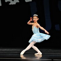 Alice Ma at ballet Trio-Three Blue Faries