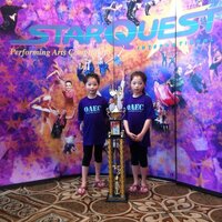 Let it go-by Emma and Emily won Starquest 2014 Petite Duet National Overall 1st (7-8) place